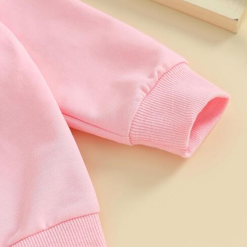 BeQeewll الرضع طفل بنين بنات Crewneck البلوز أحبك أكثر رسالة ملابس منقوشة بكم طويل البلوز قميص سترة بلايز in Kuwait