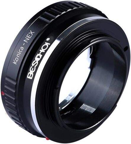 محول تركيب عدسة Beschoi متوافق مع عدسة Konica AR لجسم كاميرا Sony NEX E-Mount، متوافق مع Sony NEX-3 NEX-3C NEX-5 NEX-5C NEX-5N NEX-5R NEX-6 NEX-7 NEX-VG10 إلخ in Kuwait
