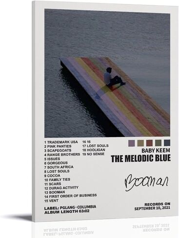 doopz Frank Poster Ocean Blonde Album Cover Posters for Room Aesthetic Canvas Wall Art Bedroom Decor 12x18inch(30x45cm) in Saudi Arabia