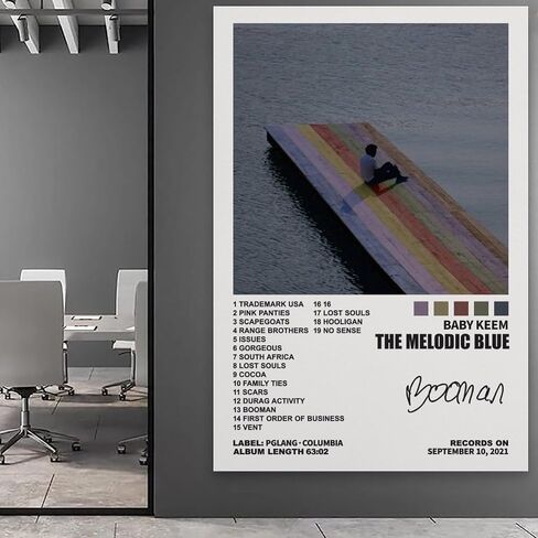 doopz Frank Poster Ocean Blonde Album Cover Posters for Room Aesthetic Canvas Wall Art Bedroom Decor 12x18inch(30x45cm) in Saudi Arabia
