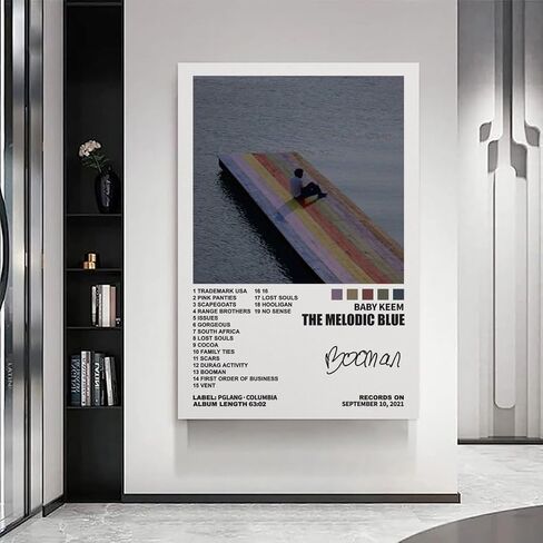doopz Frank Poster Ocean Blonde Album Cover Posters for Room Aesthetic Canvas Wall Art Bedroom Decor 12x18inch(30x45cm) in Saudi Arabia