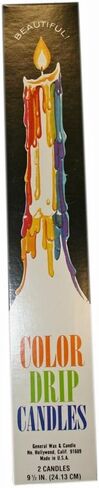 Color Drip Candles, 4-Pack (8 candles total) in Saudi Arabia