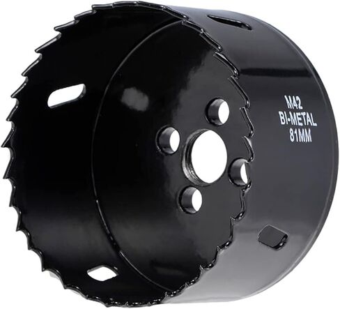 SagaSave 3.19 inch 81mm Hole Saw Blade，Corn Hole Drilling Cutter for Stainless Steel Carbon Steel & BI-Metal Heavy Duty Steel in Saudi Arabia