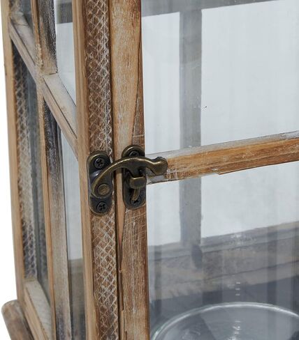 79 ديكو فانوس شموع خشبي، 23 × 9 انش in Kuwait