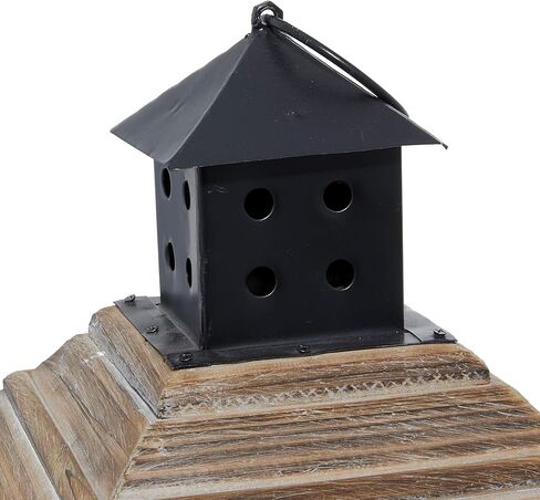 79 ديكو فانوس شموع خشبي، 23 × 9 انش in Kuwait