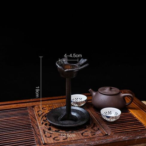 THE WUJII Rustic Bird Iron Candle Holder, Black Metal Candlestick Holder for Table Decor, Tea Lights and Taper Candle Holders in Saudi Arabia