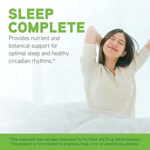 DAVINCI Labs Sleep Complete - مكمل غذائي لدعم عادات النوم الصحية والاسترخاء والنوم* - مع الميلاتونين والليمون والأشواغاندا والثيانين - خالي من الغلوتين - 60 كبسولة نباتية in Saudi Arabia