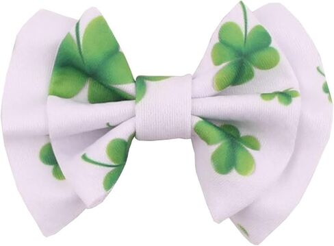 DDNFO St Patricks Day Green Baby Bow أغطية الرأس إكسسوارات البنات. (F87) (النوع A) in Kuwait
