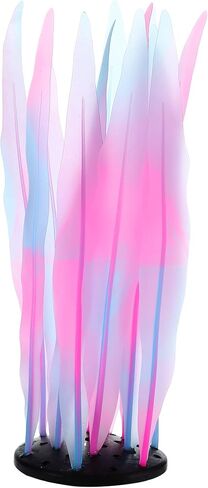 VOCOSTE Soft Silicone Glowing Aquatic Artificial Seaweed, Fluorescence Aquarium Kelp for Fish Tank Decoration, Pink in Saudi Arabia