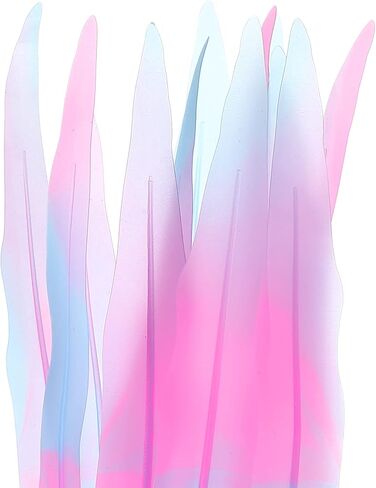 VOCOSTE Soft Silicone Glowing Aquatic Artificial Seaweed, Fluorescence Aquarium Kelp for Fish Tank Decoration, Pink in Saudi Arabia