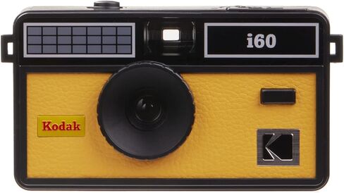 Kodak i60 Reusable 35mm Film Camera - Retro Style, Focus Free, Built in Flash, Press and Pop-up Flash (Yellow) in Saudi Arabia