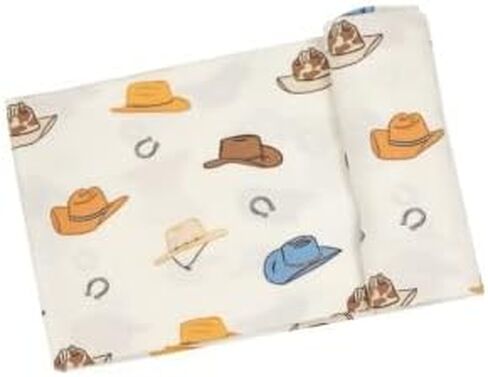 Angel Dear - Cowboy Hats, Bamboo Swaddle Blanket in Saudi Arabia