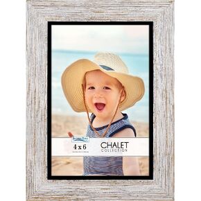 إطار صورة بني ترانسوم مقاس 4 × 6 من Icona Bay، إطار صور ريفي كاجوال مقاس 4 × 6، سطح طاولة أو حامل على الحائط، مجموعة شاليه in Kuwait