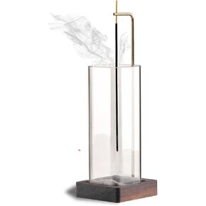 حامل بخور للعصي [مضاد للرماد المتطاير] مع حامل رماد زجاجي سهل التنظيف بدون فوضى من ايفتجي in Kuwait