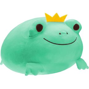 Ditucu Cute Frog Plush Pillow Super Soft Squishy Stuffed Animal Kawaii Plushie Crown Frogs Decoration Gifts for Kids Green 14 inch in Kuwait