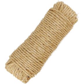 Sisal Rope for Cat Scratcher, Pettom Cat Scratching Post Replacement Natural Hemp Rope Sisal Replacement Rope for Cat Tree 1/4 inch Diameter 164FT in Kuwait