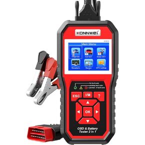 ماسح ضوئي KONNWEI KW870 Obd2 مع جهاز اختبار بطارية 6 فولت 12 فولت، ماسح ضوئي تشخيصي للسيارة 2 في 1، جهاز فحص حمل مولد بطارية السيارة، أداة فحص قارئ رمز المحرك in Kuwait