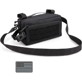 حقيبة WYNEX التكتيكية متعددة الأغراض، حقيبة إدارة MOLLE EDC، حقائب أفقية، حقائب أدوات عسكرية معيارية، حقائب أمامية للمقود، حقيبة يد، حقيبة أدوات الزينة مع رقعة العلم in Kuwait