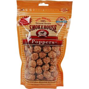 Smokehouse 100-Percent Natural Chicken Poppers Dog Treats, 8-Ounce in Kuwait