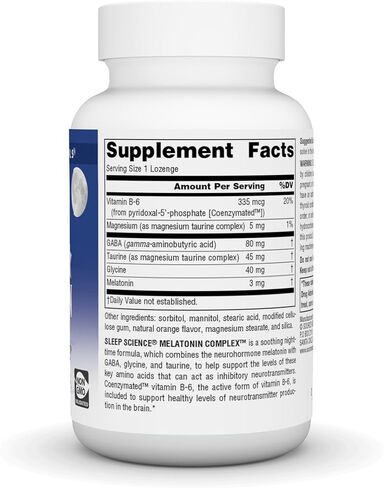 Source Naturals Melatonin Complex - 100 Orange Flavored Lozenges in Saudi Arabia