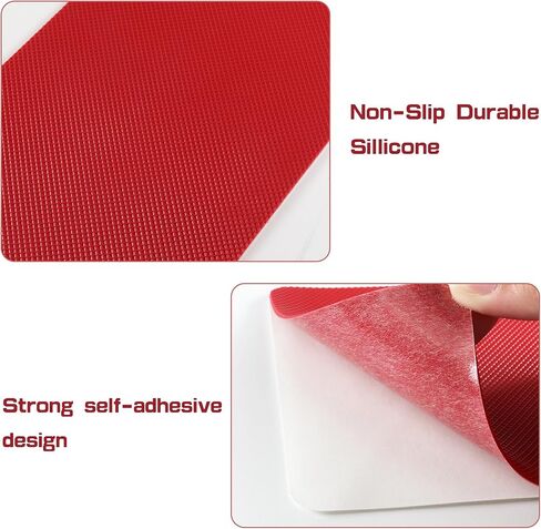 4 قطع من واقيات النعل الحمراء، مقابض أحذية في الجزء السفلي من الحذاء، وسادات مقابض أحذية مضادة للانزلاق ذاتية اللصق لحماية الجزء السفلي من الحذاء للكعب العالي من كريستيان لوبوتان (أحمر/ زوجان) in Kuwait