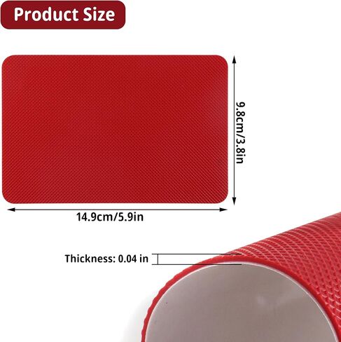 4 قطع من واقيات النعل الحمراء، مقابض أحذية في الجزء السفلي من الحذاء، وسادات مقابض أحذية مضادة للانزلاق ذاتية اللصق لحماية الجزء السفلي من الحذاء للكعب العالي من كريستيان لوبوتان (أحمر/ زوجان) in Kuwait