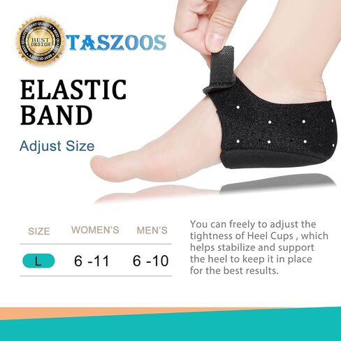 أكواب لآلام الكعب، واقيات للكعب (قابلة للتنفس) وكؤوس للكعب ودعم الكعب لالتهاب اللفافة الأخمصية والتهاب الأوتار وتكلس الكعب وتخفيف آلام الكعب (سميكة) in Kuwait