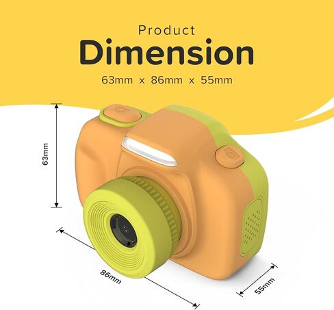 MyFirst Kids Digital Camera with 16MP Photos, Selfie Lens and LED Flash in Kuwait