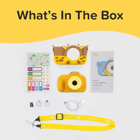 MyFirst Kids Digital Camera with 16MP Photos, Selfie Lens and LED Flash in Kuwait