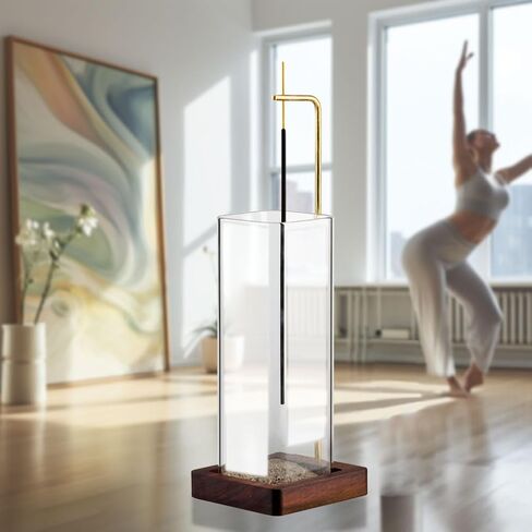 AEFTJI Incense Holder for Sticks [Anti-Ash Flying] with Easy Clean Glass Bottle No Mess Incense Burner in Kuwait