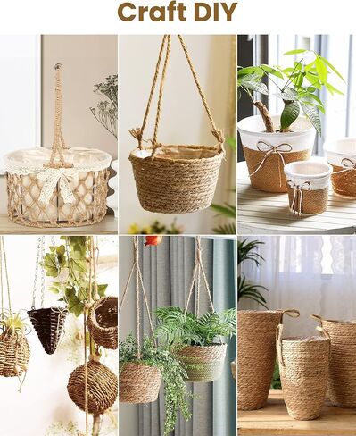 Sisal Rope for Cat Scratcher, Pettom Cat Scratching Post Replacement Natural Hemp Rope Sisal Replacement Rope for Cat Tree 1/4 inch Diameter 164FT in Kuwait