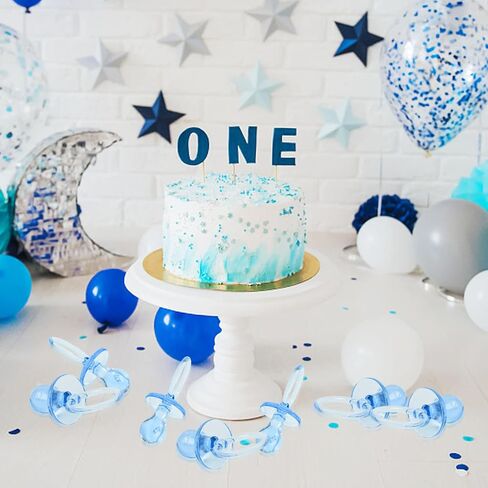 100 Pieces 2.75 Inch Baby Pacifier Baby Shower Plastic Pacifier for Baby Shower Pacifier, Gender Show Party Decoration DIY Baby Shower Birthday Party Gift (Clear) in Kuwait