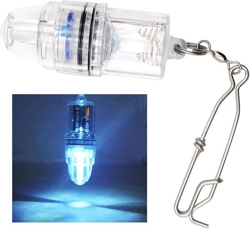 JSHANMEI Fishing Light Deep Drop Light Underwater Fish Attracting Lures Lamp with Longline Clip 2,100 ft in Saudi Arabia