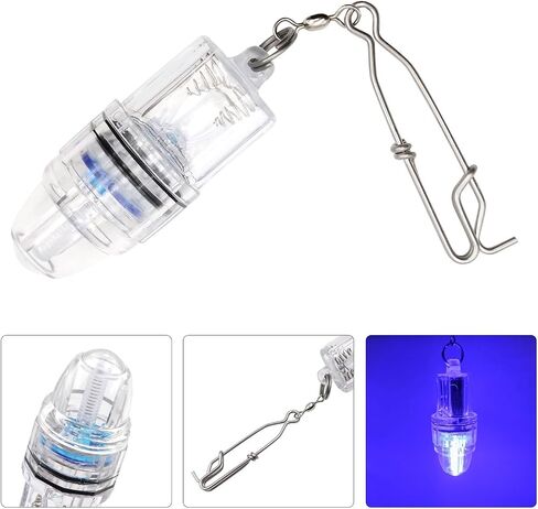 JSHANMEI Fishing Light Deep Drop Light Underwater Fish Attracting Lures Lamp with Longline Clip 2,100 ft in Saudi Arabia