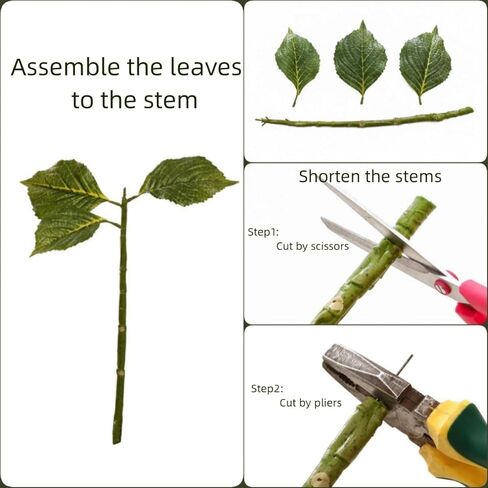 Musunny Hydrangea Artificial Flowers Real Touch 21 Inches Large Faux Hydrangeas 3pcs Silk Flowers with Stems for Home Wedding Decor (White) in Kuwait