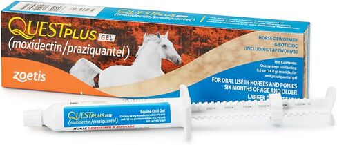 Quest Plus (moxidectin/praziquantel) Gel Dewormer for Horses, 0.5 oz in Saudi Arabia