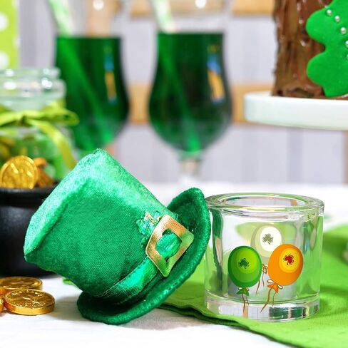 168 Pieces St. Patrick's Day Stickers Irish Shamrock Decal Stickers Shamrock Hat Beer Stickers Green PVC Self Adhesive Clover Label for Home Party Favors Decorations in Saudi Arabia