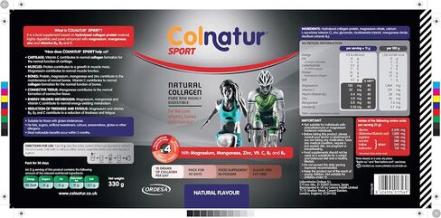 Colnatur Sport Natural Collagen 330g/11oz Unflavored in Saudi Arabia
