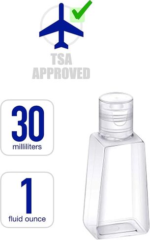 زجاجات حامل المطهر اليدوي بالحجم المناسب للسفر وسلسلة المفاتيح (سيليكون) أساسيات بحرية [30 مل] حاويات توزيع زجاجات فارغة قابلة لإعادة التعبئة in Kuwait