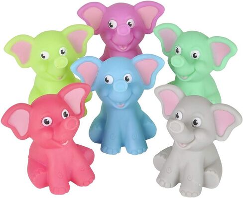 Rhode Island Novelty 2 Inch Rubber Water Squirting Elephants, One Dozen in Saudi Arabia