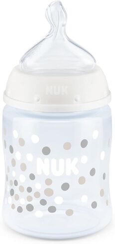 NUK Smooth Flow Anti-Colic Bottle, 10 Ounce Pack of 6, Fashion (Zebra) in Saudi Arabia