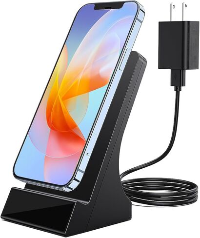 Smart Wireless Charger + Security Camera for iPhone & Samsung - WiFi, Motion Detection, Night Vision, Home Office Video Recording in Kuwait