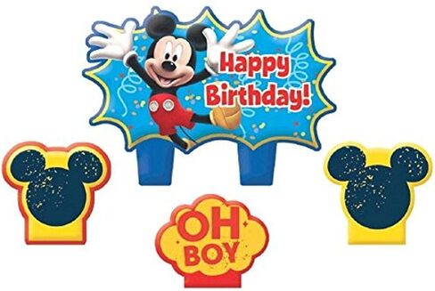 Disney "Mickey Mouse" Mini Molded Cake Candles, Birthday in Saudi Arabia