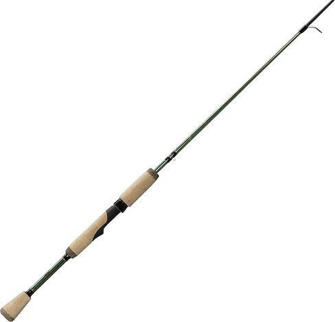 Lew's (WMCS76MLS) Wally Marshall Classic Signature Series Spinning Fishing Rod, 7-Foot 6-Inch, 1-Piece, IM8 Graphite Blank, Medium-Light Power, Moderate Action, Split-Grip Cork Handle with EVA Butt in Saudi Arabia