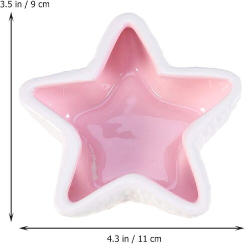 وعاء تغذية من السيراميك للحيوانات الأليفة من POPETPOP للحيوانات الأليفة الصغيرة (وردي) in Kuwait