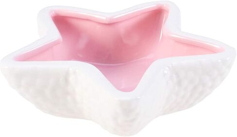 وعاء تغذية من السيراميك للحيوانات الأليفة من POPETPOP للحيوانات الأليفة الصغيرة (وردي) in Kuwait