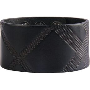 Leather Bracelet for Men Wrist Cuffs Leather Arm Bands Punk Leather Wristband Black Leather Cuff Bracelet for Women Boys in Saudi Arabia