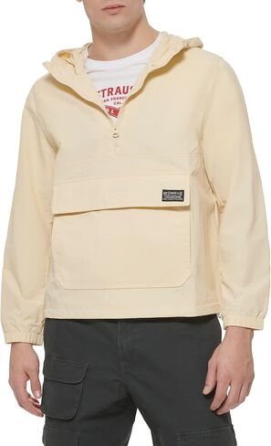 Levi's Men's Lightweight Taslan Hooded Popover Windbreaker Jacket in Saudi Arabia