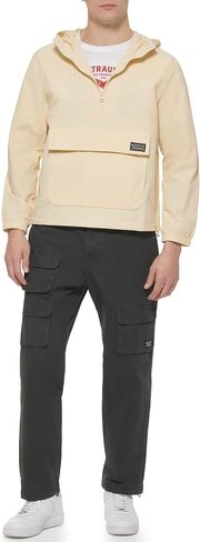 Levi's Men's Lightweight Taslan Hooded Popover Windbreaker Jacket in Saudi Arabia