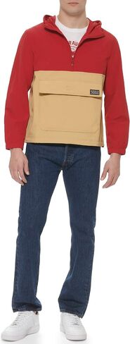 Levi's Men's Lightweight Taslan Hooded Popover Windbreaker Jacket in Saudi Arabia